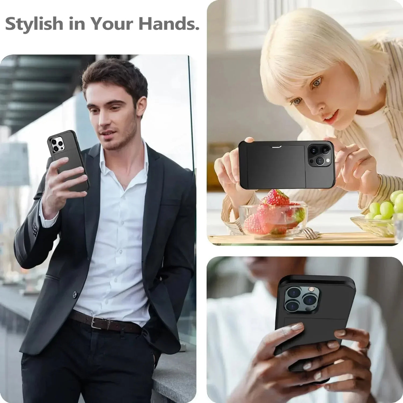 Stossfestes iPhone Case: Erhöhte Ränder, Langlebiger Schutz