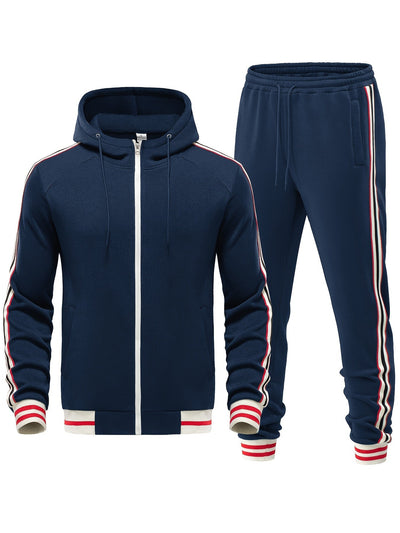 Stylischer Trainingsanzug mit Modernem Streifenlook