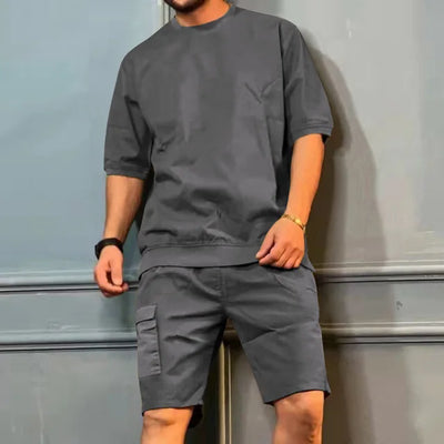 Mirko - Modisches Freizeit-Set mit Shorts für Herren