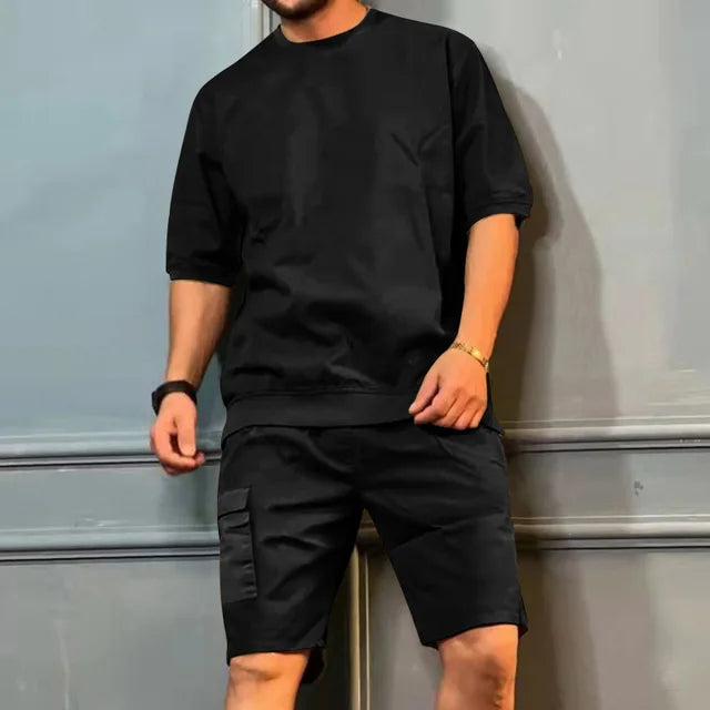 Mirko - Modisches Freizeit-Set mit Shorts für Herren