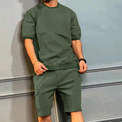 Mirko - Modisches Freizeit-Set mit Shorts für Herren