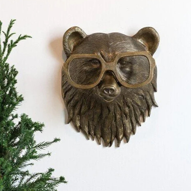 Tierkopf Harzskulptur