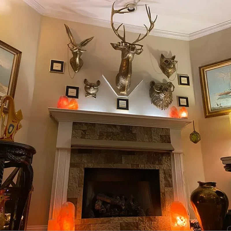 Tierkopf Harzskulptur