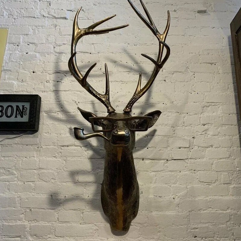 Tierkopf Harzskulptur