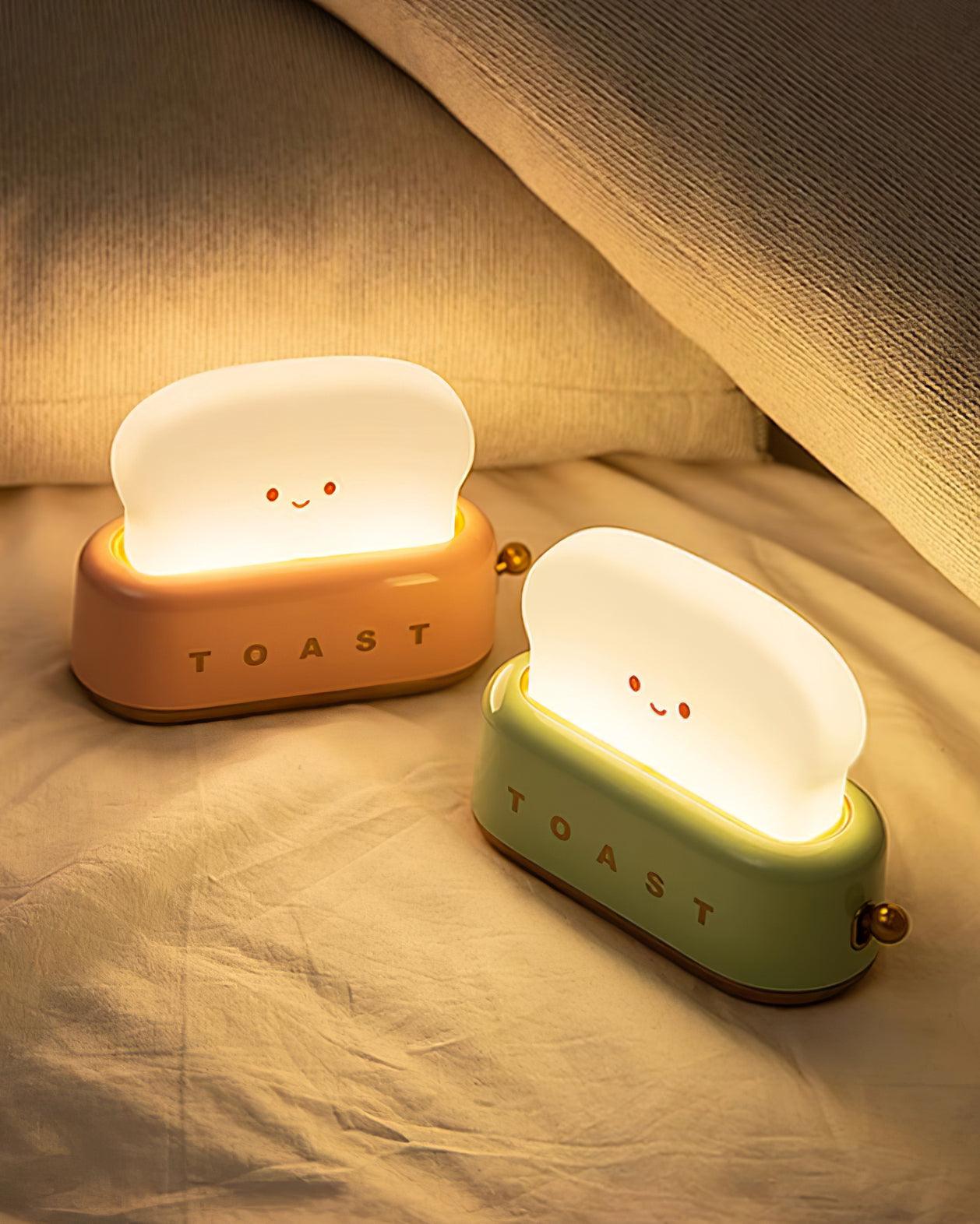 GlowToast Lampe – Tragbare Brot-Toast Cartoon LED Nachtlampe