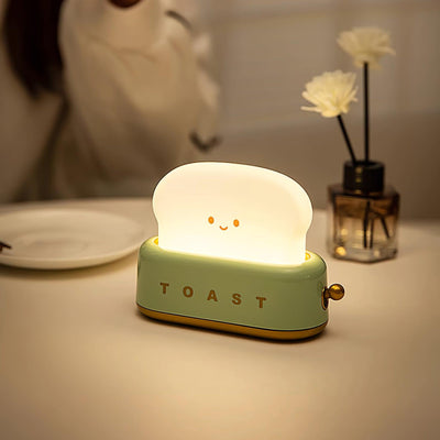 GlowToast Lampe – Tragbare Brot-Toast Cartoon LED Nachtlampe