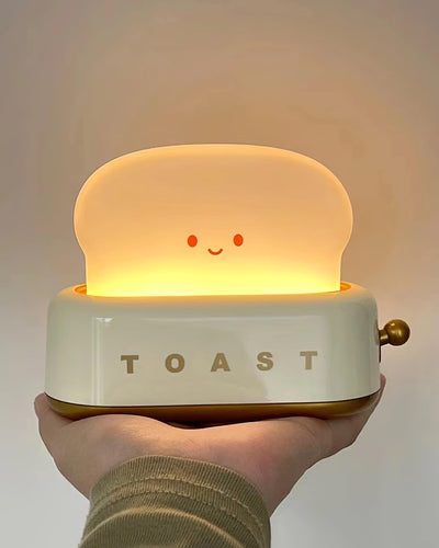 GlowToast Lampe – Tragbare Brot-Toast Cartoon LED Nachtlampe