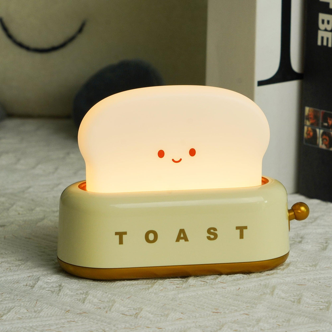 GlowToast Lampe – Tragbare Brot-Toast Cartoon LED Nachtlampe