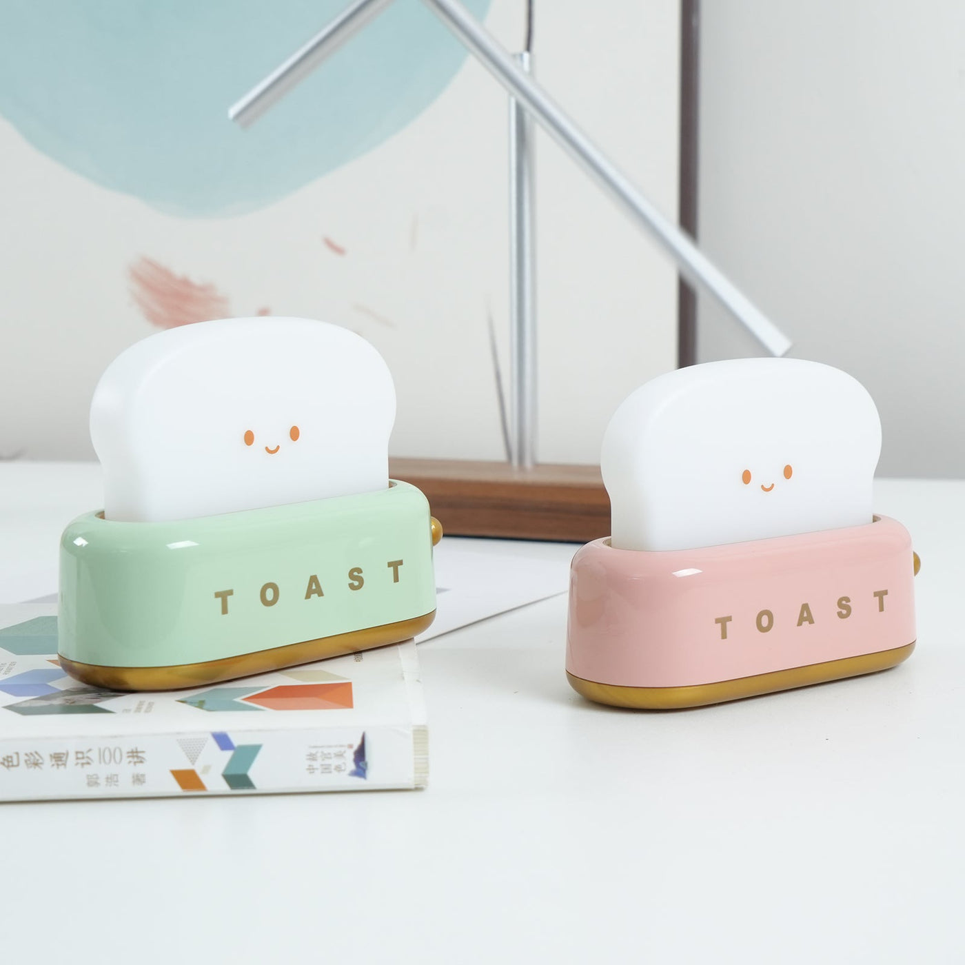 GlowToast Lampe – Tragbare Brot-Toast Cartoon LED Nachtlampe
