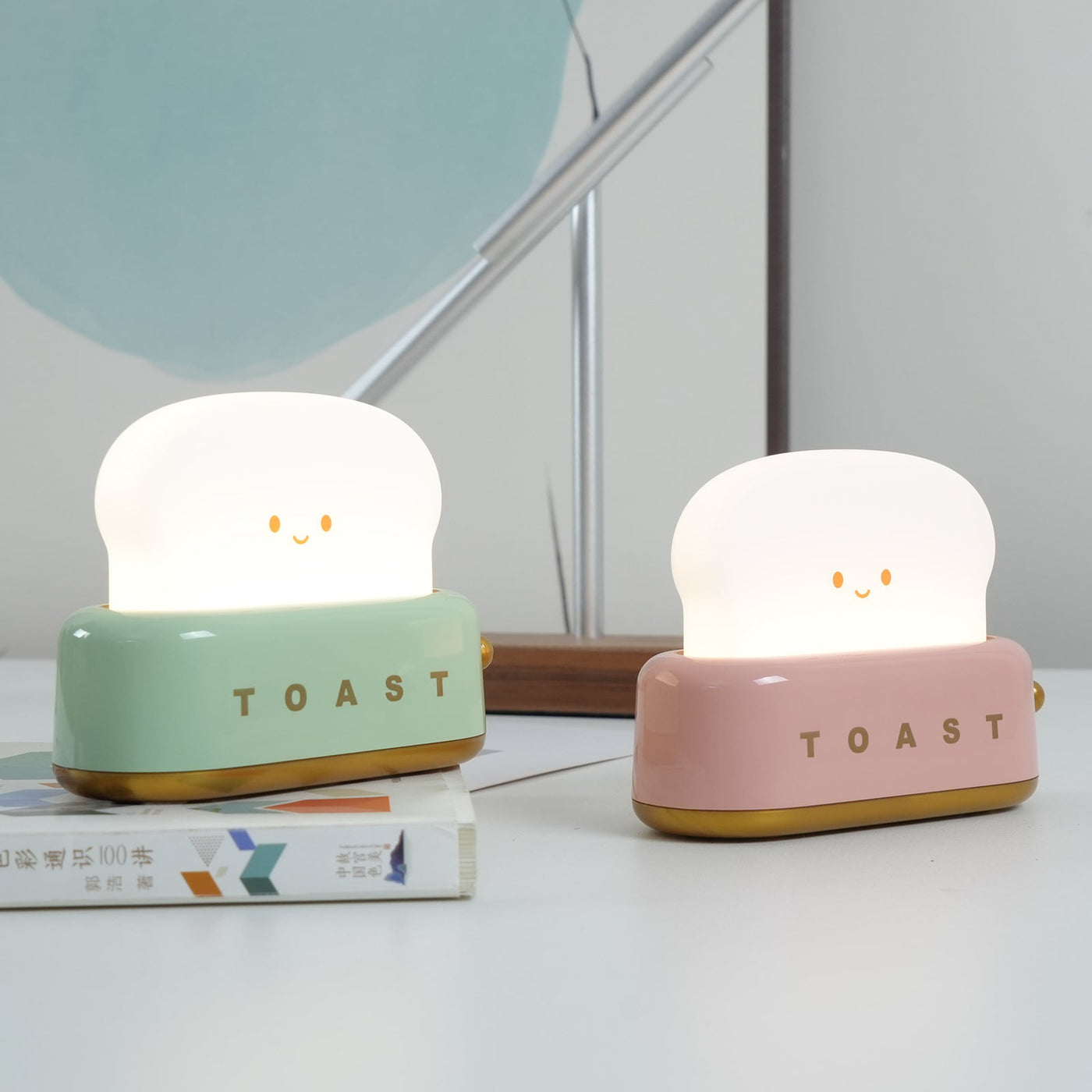 GlowToast Lampe – Tragbare Brot-Toast Cartoon LED Nachtlampe