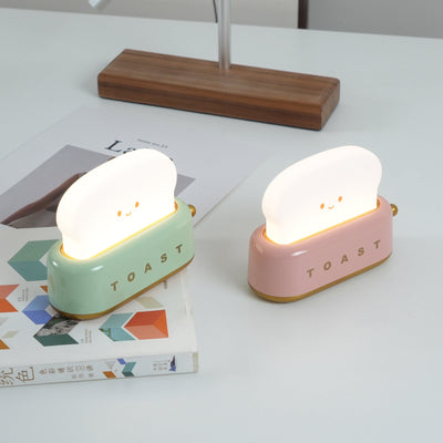 GlowToast Lampe – Tragbare Brot-Toast Cartoon LED Nachtlampe