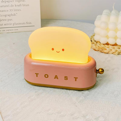 GlowToast Lampe – Tragbare Brot-Toast Cartoon LED Nachtlampe
