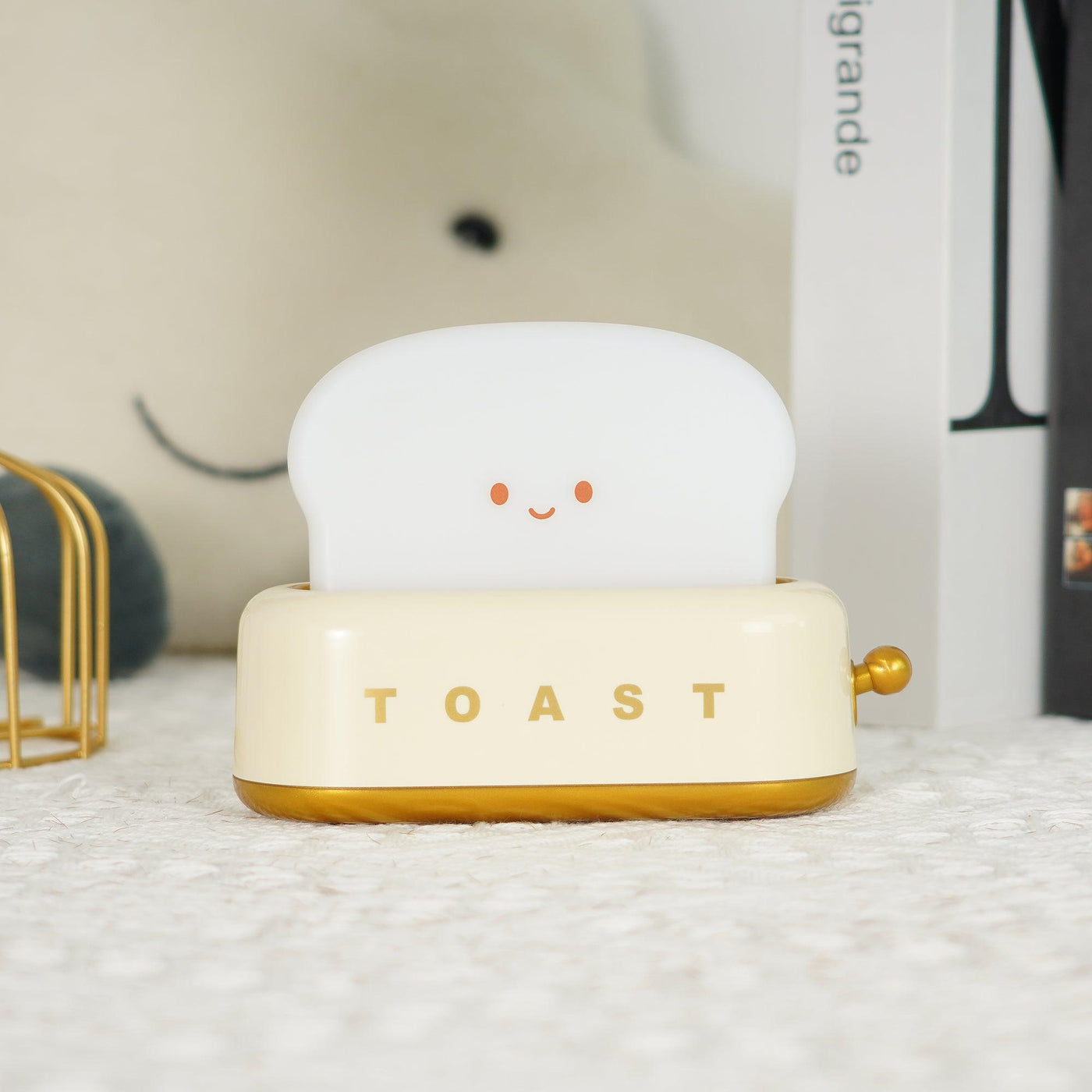 GlowToast Lampe – Tragbare Brot-Toast Cartoon LED Nachtlampe