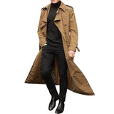 Niba | Lässiger modischer Herren Trenchcoat in Khaki