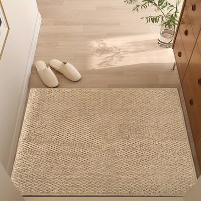 Umweltfreundliche beige Innentürmatte - Groß, rutschfest & waschbar