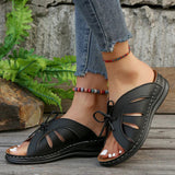 Shiloha™ - Bequeme Sommer-Sandale in Schwarz