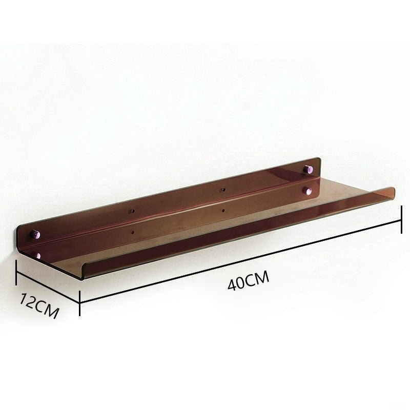 Unsichtbare Acryl-Wandregale - Modernes Display für Bücher, Pflanzen und Wohnaccessoires