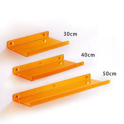 Unsichtbare Acryl-Wandregale - Modernes Display für Bücher, Pflanzen und Wohnaccessoires