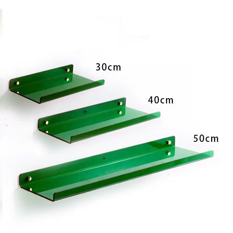 Unsichtbare Acryl-Wandregale - Modernes Display für Bücher, Pflanzen und Wohnaccessoires