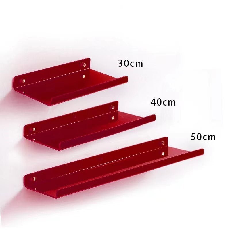 Unsichtbare Acryl-Wandregale - Modernes Display für Bücher, Pflanzen und Wohnaccessoires