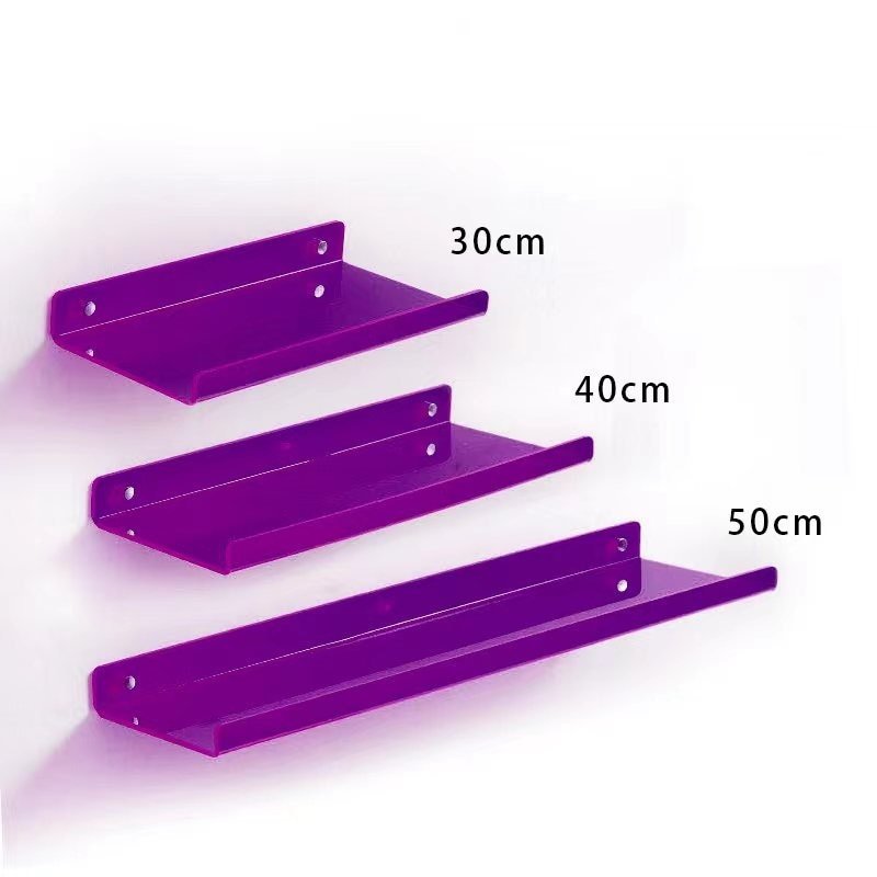 Unsichtbare Acryl-Wandregale - Modernes Display für Bücher, Pflanzen und Wohnaccessoires
