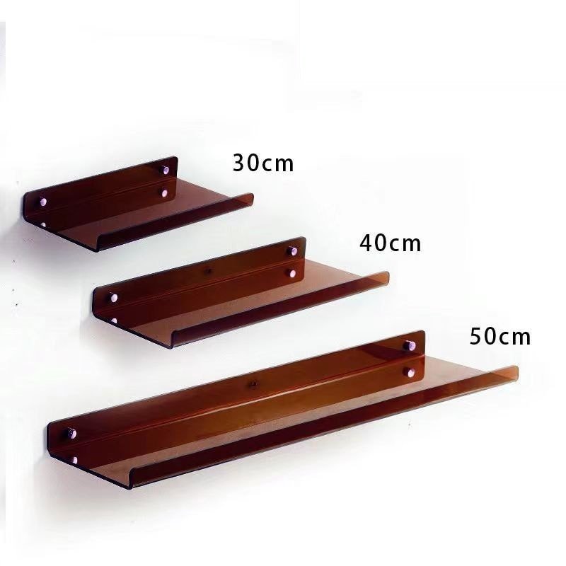 Unsichtbare Acryl-Wandregale - Modernes Display für Bücher, Pflanzen und Wohnaccessoires