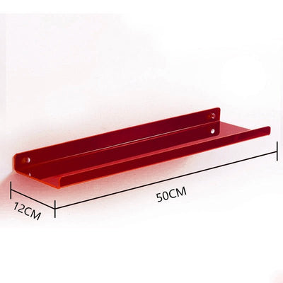 Unsichtbare Acryl-Wandregale - Modernes Display für Bücher, Pflanzen und Wohnaccessoires
