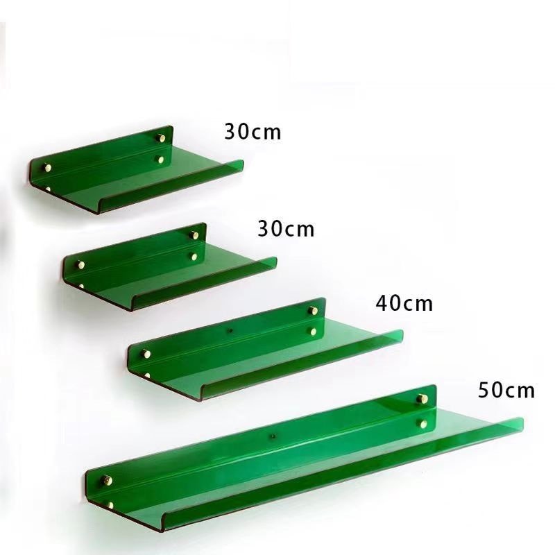Unsichtbare Acryl-Wandregale - Modernes Display für Bücher, Pflanzen und Wohnaccessoires