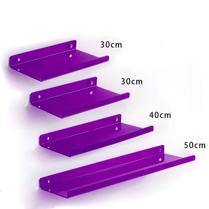 Unsichtbare Acryl-Wandregale - Modernes Display für Bücher, Pflanzen und Wohnaccessoires