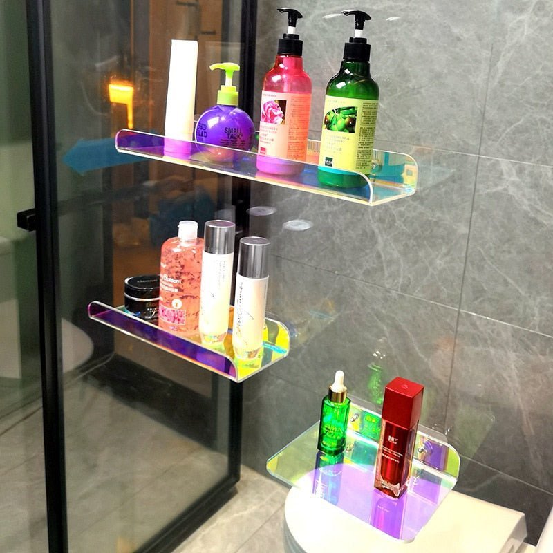 Unsichtbare Acryl-Wandregale - Modernes Display für Bücher, Pflanzen und Wohnaccessoires