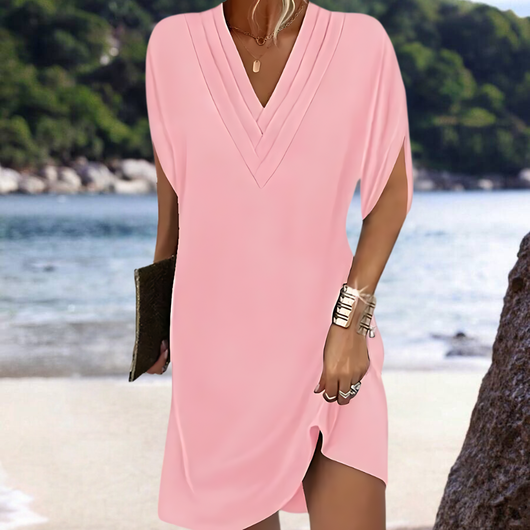 Gabriella® | Elegantes Kleid mit Flatterärmeln