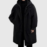 Zavinera | Sentinel Mantel in Schwarz