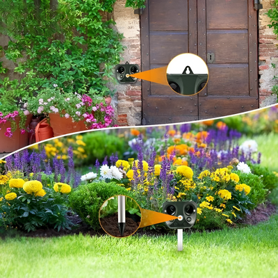 SafeScape Schädlingsbekämpfung - Solarbetriebene Schädlingsbekämpfung mit Ultraschall