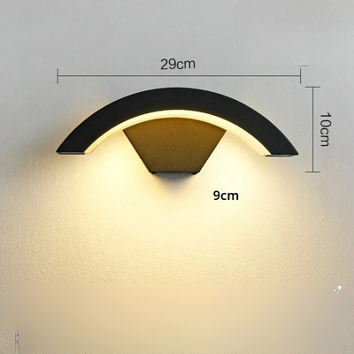 SafeGlow Light - Wasserdichte LED-Wandlampe mit Menschenerkennung