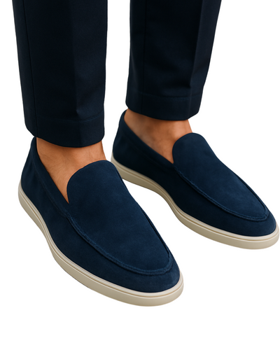 Elegante suède loafers