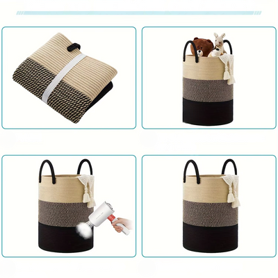 BasketNest - Faltbarer gewebter Aufbewahrungskorb