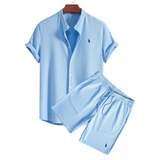 Henrik | Eleganter Sommer-Set für Herren ( 1+1 GRATIS ) in Himmelblau
