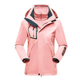 Maja | Damen Warme Winterjacke mit Kapuze in Rosa