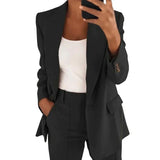 Charlotte - Blazer-Set mit Jacke und Hose in Schwarz