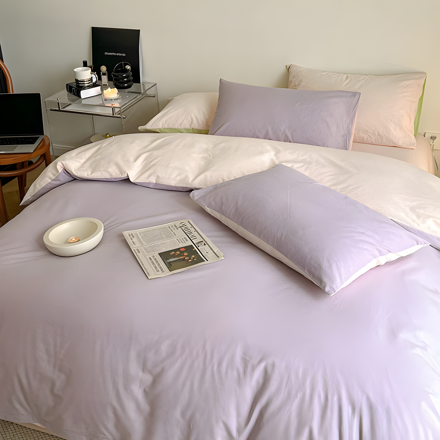 SunriseDream Set - Weich Duo Farbig Bettwaren-Set