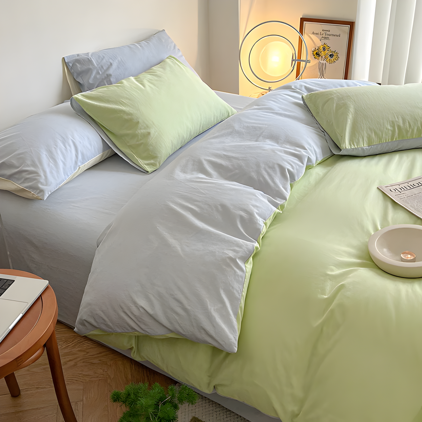 SunriseDream Set - Weich Duo Farbig Bettwaren-Set