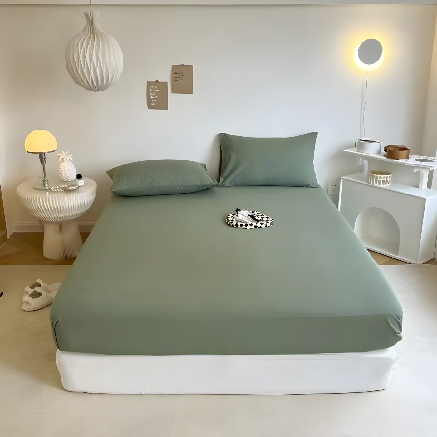 IvoryHaven Bedding - Gewaschene Baumwolle Bettlaken