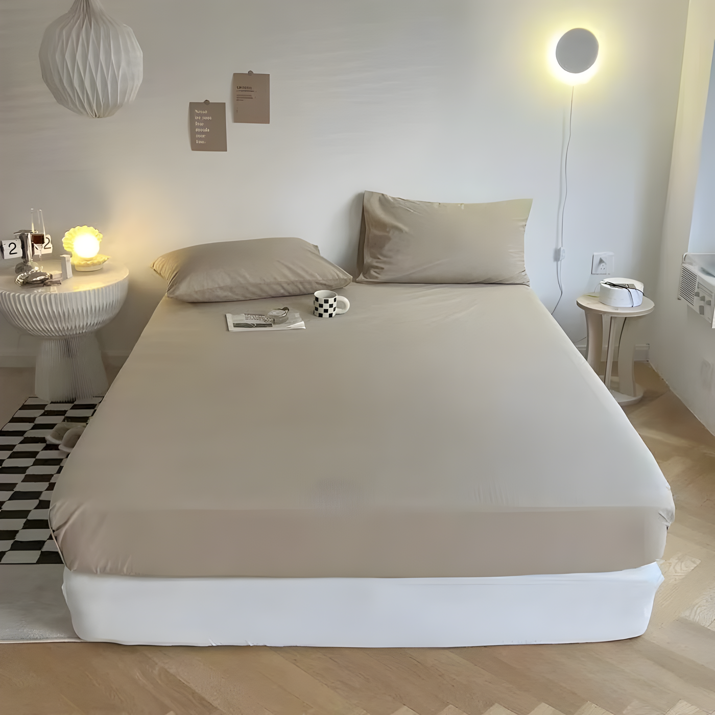 IvoryHaven Bedding - Gewaschene Baumwolle Bettlaken