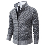 Luxuriöser Strickpullover für Herren - Oliver in Grau