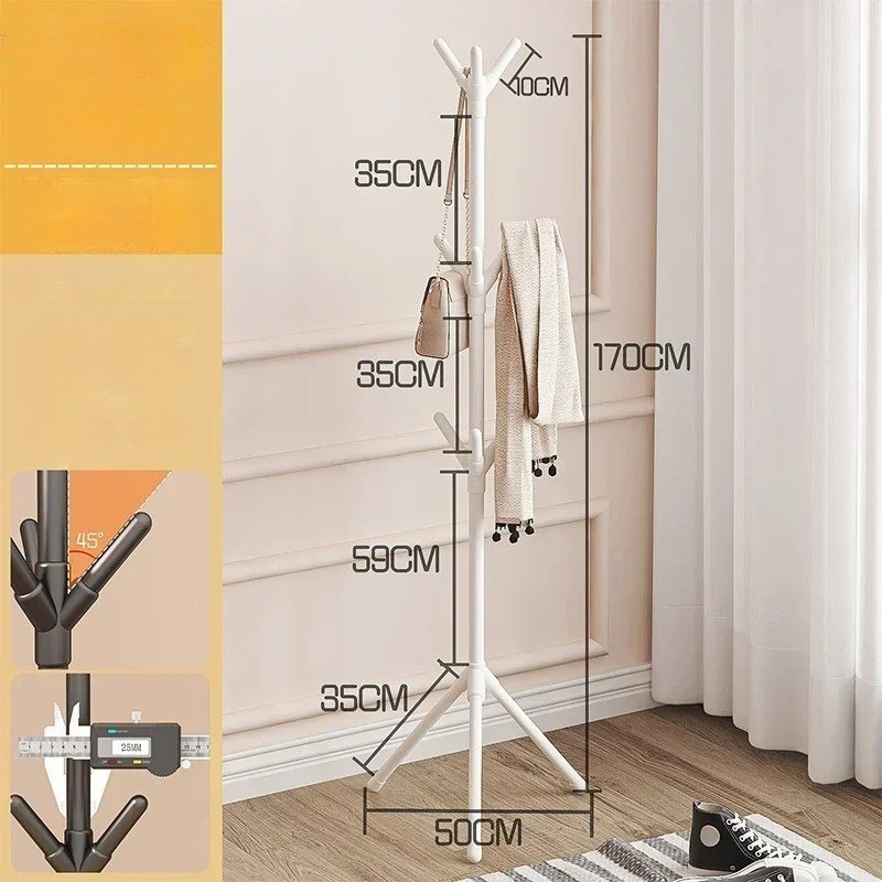 LeafRise Rack – Vertikaler Kleiderhaken in Baumzweig-Form