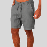 Matteo | Herren Bermuda Shorts Regular Fit Kordelzug in Grau