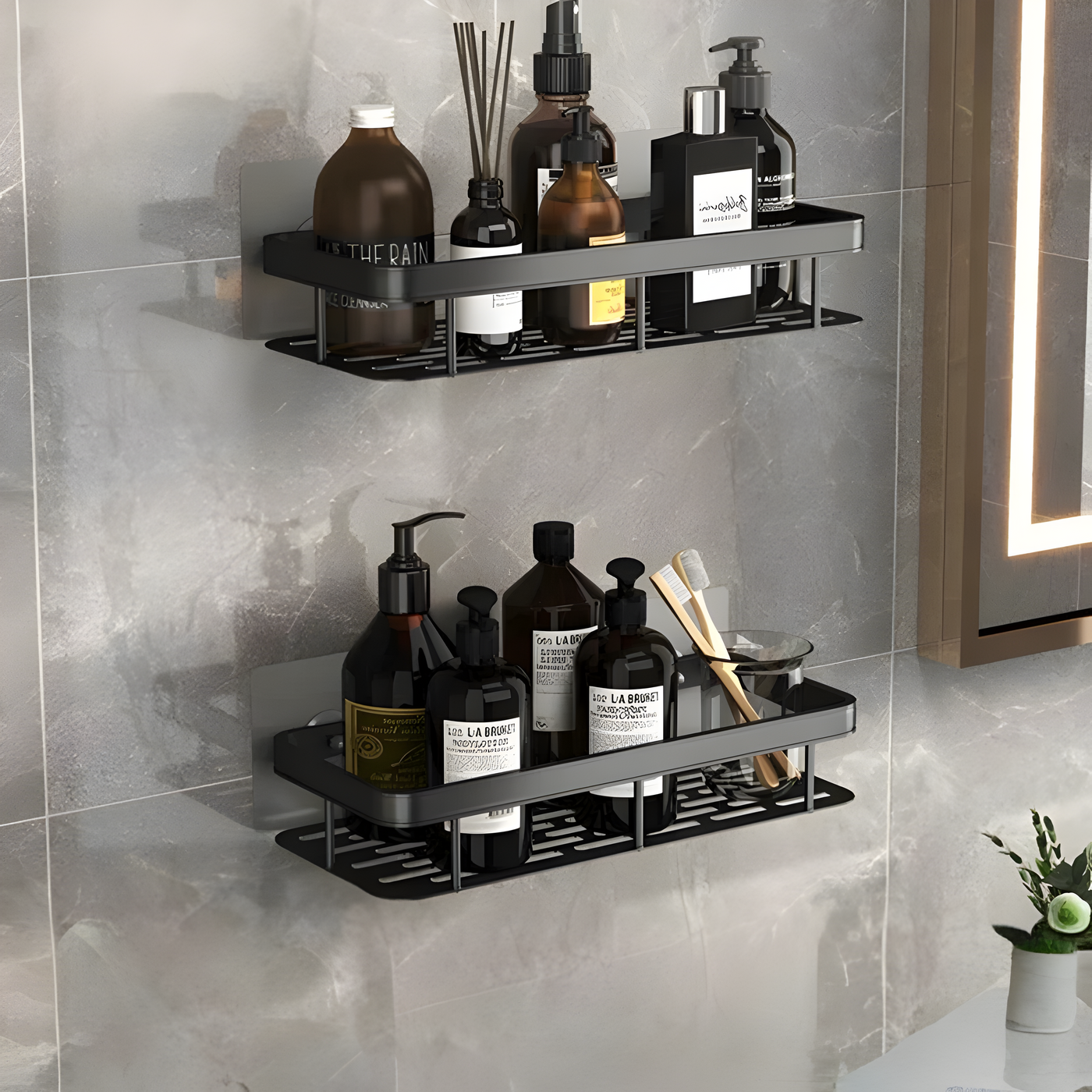 BatheEase -Kleber für das Badezimmer Ablagefläche