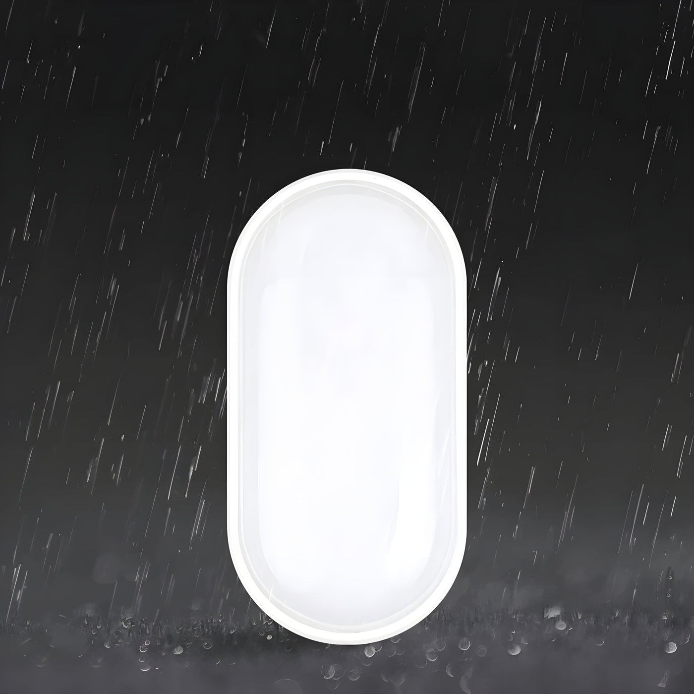 OvalShine Light - Moderne Wandlampe mit Oberflächenmontage und LED-Beleuchtung