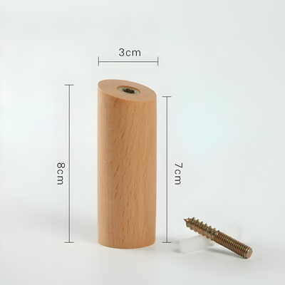 EverWood Hooks – Wandmontierter Holzkleiderhaken