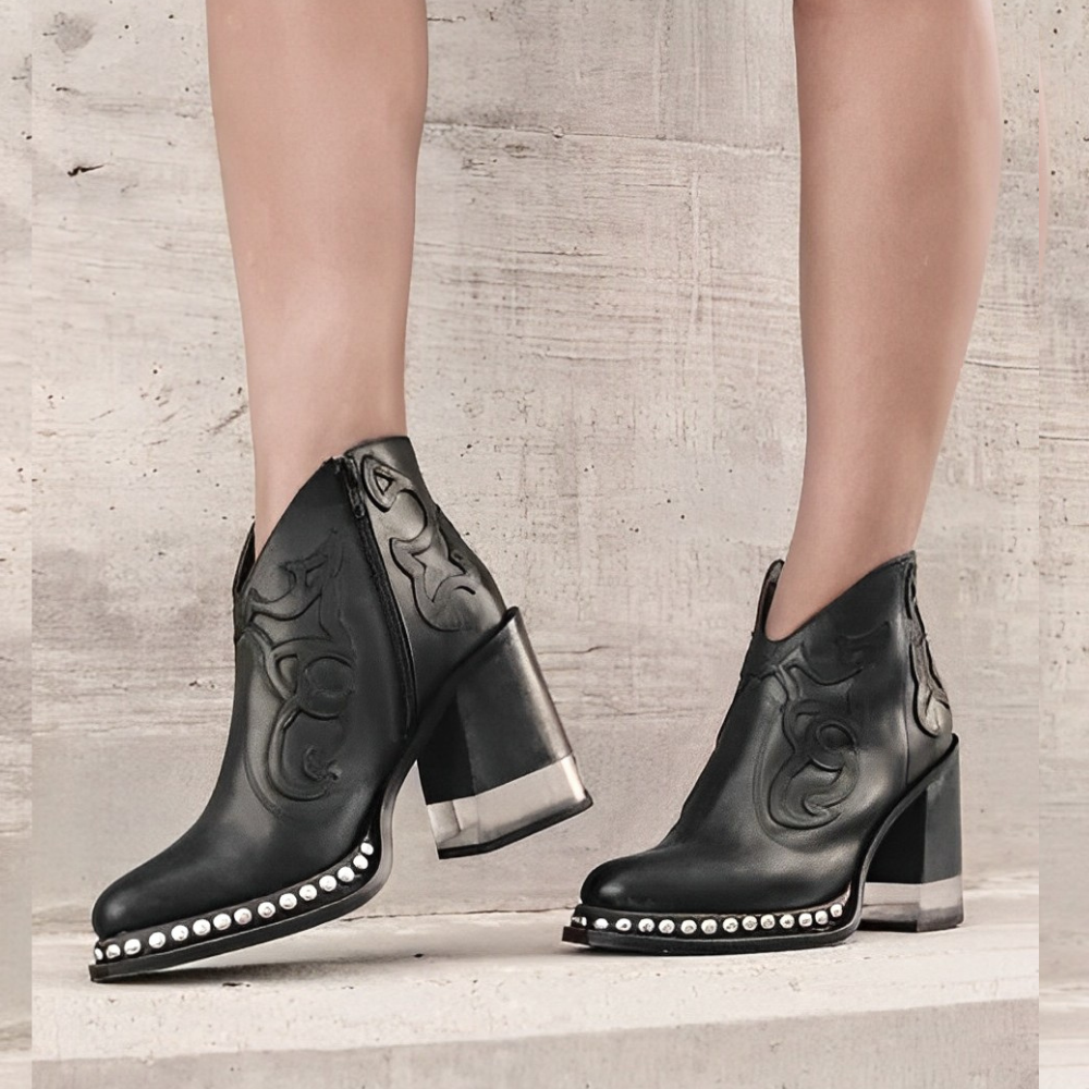 Caterina - Elegante Blockabsatz-Stiefel